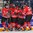 ST. CATHARINES, CANADA - JANUARY 14: Team Canada celebrate a first period goal during semifinal round action against Team Russia at the 2016 IIHF Ice Hockey U18 Women's World Championship. (Photo by Francois Laplante/HHOF-IIHF Images)

